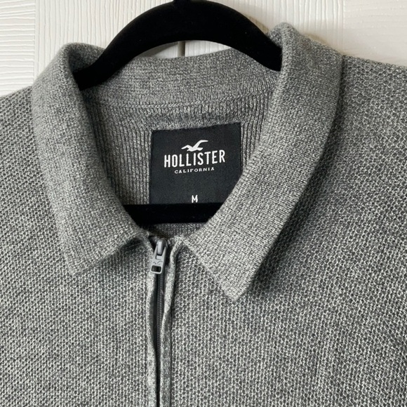 Hollister - Half Zip Polo Knit Size M - Picture 4 of 7